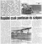 C058. Repulni csak pontosan es szepen