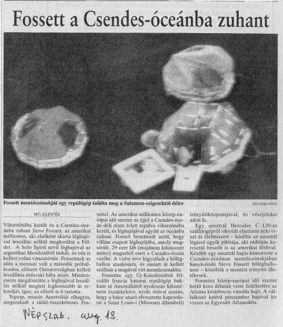 C222. Ballonnal a foldkorul