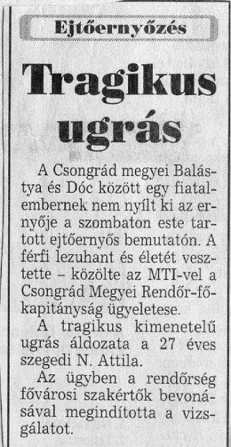 C276. Tragikus ugras