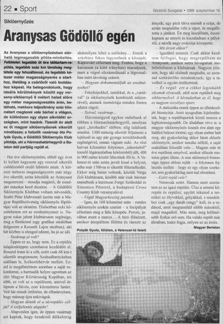 C308. Aranysas Godollo egen